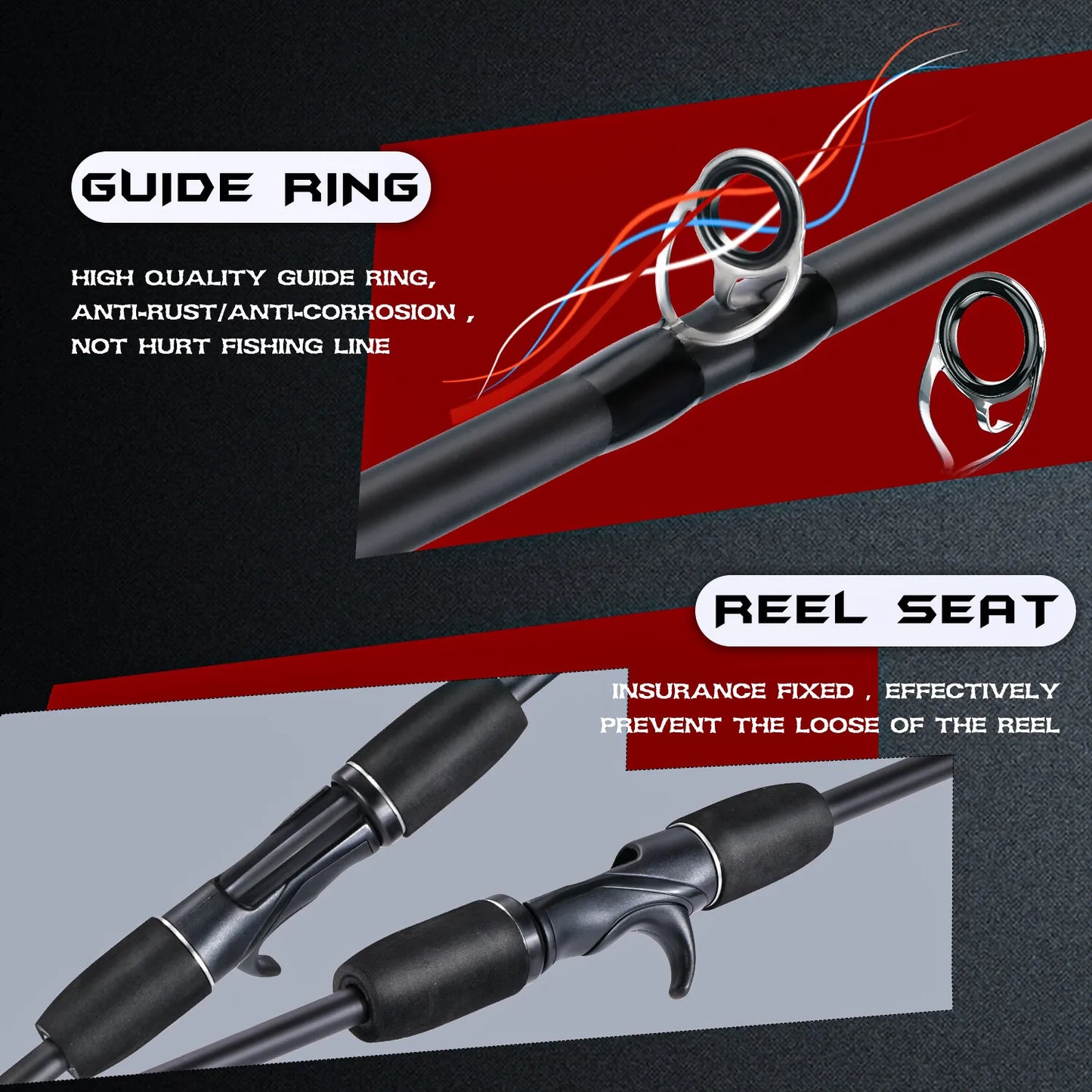 Sougayilang Fishing Rod Reel Combo L