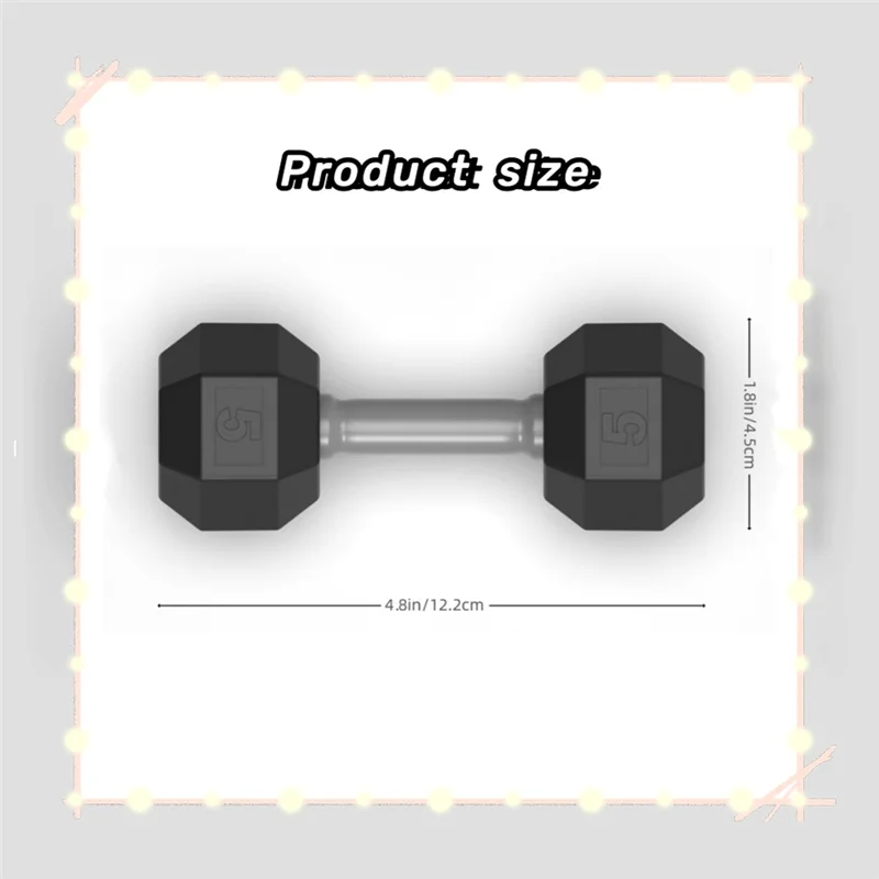 2Pcs Modern Kids Weight Set Toy Dumbbells Baby Workout Weights Fun Fitness And Exercise