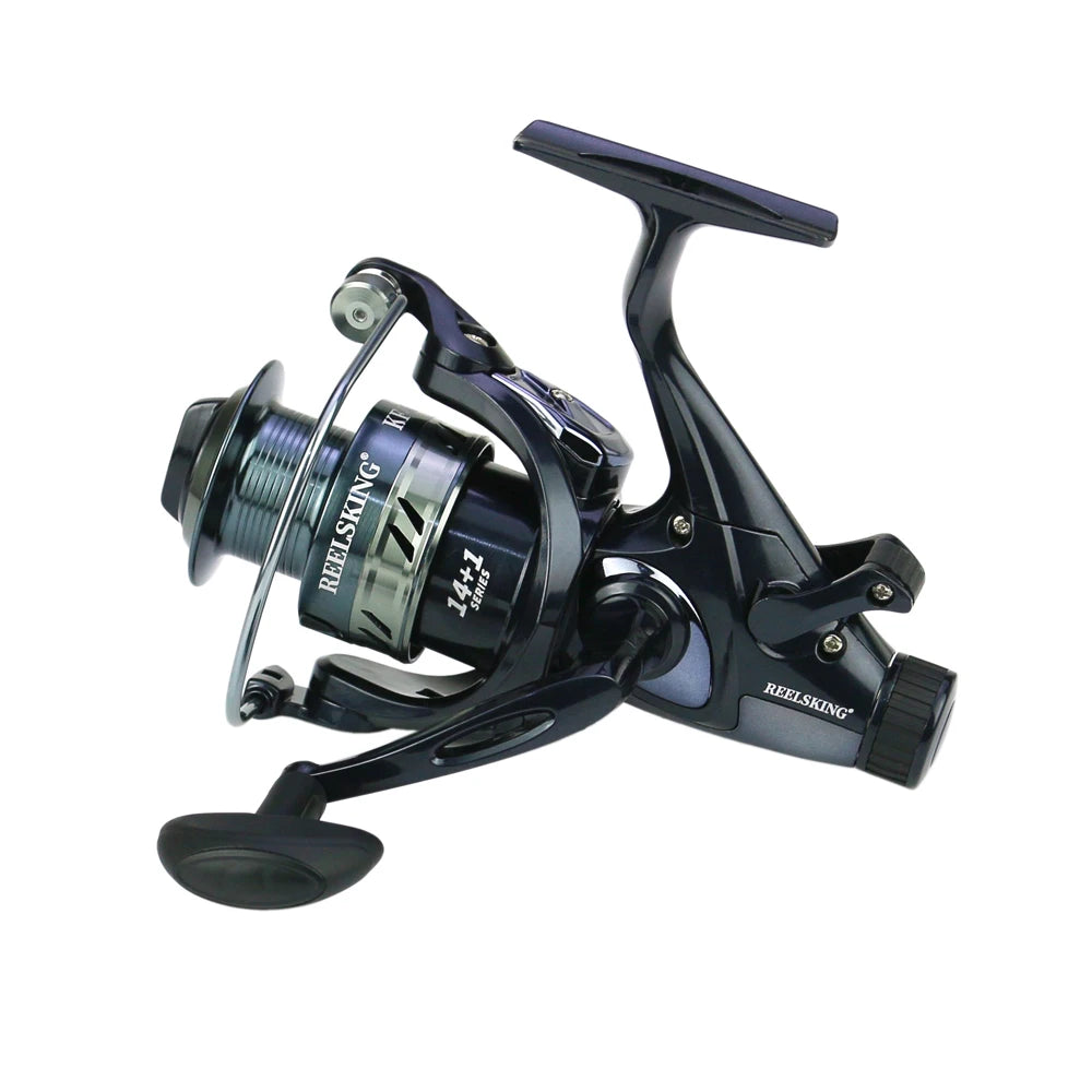 Max 8-25KG Drag 14+1 BB Carp Front Rear Double Brake Spinning Metal Spool  fishing reel saltwater