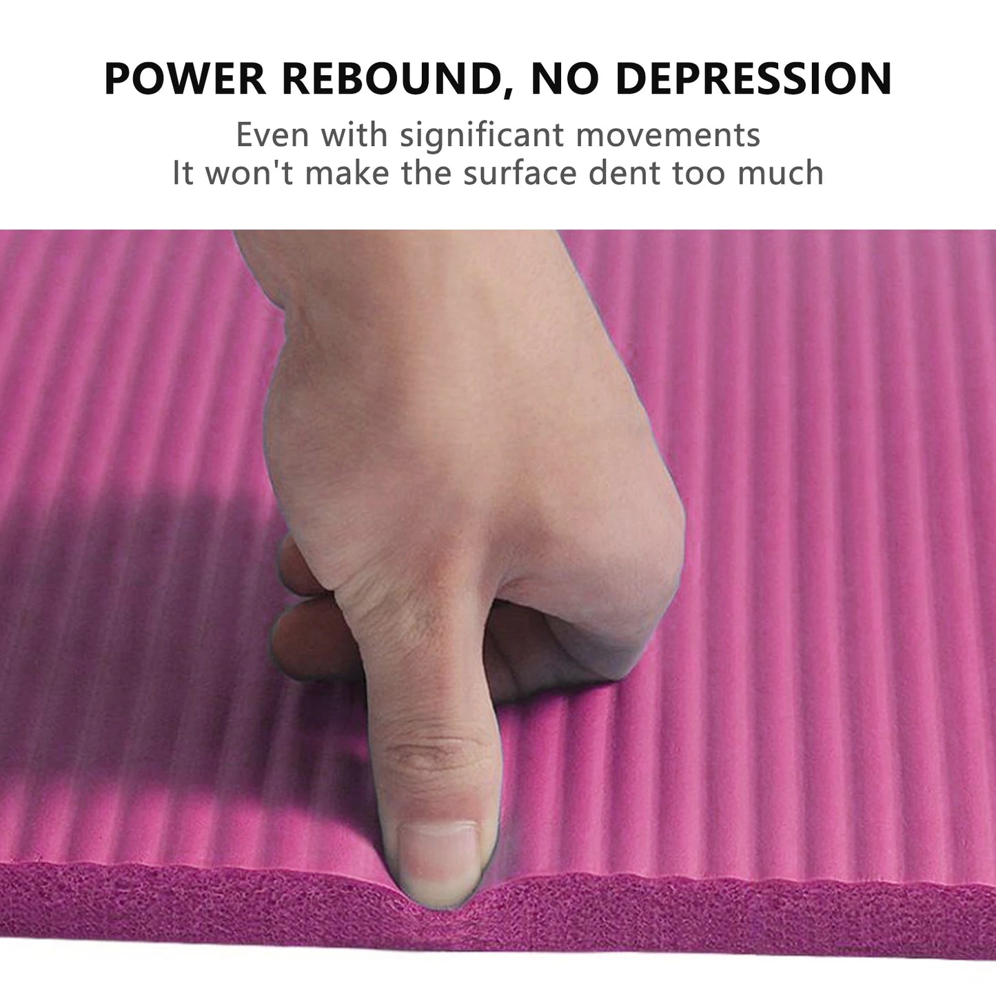 Mini Premium Yoga Mat Shock Absorption Soft Pilates Exercise Mat for Home Yoga Pilates Stretching 60*25*1.5cm