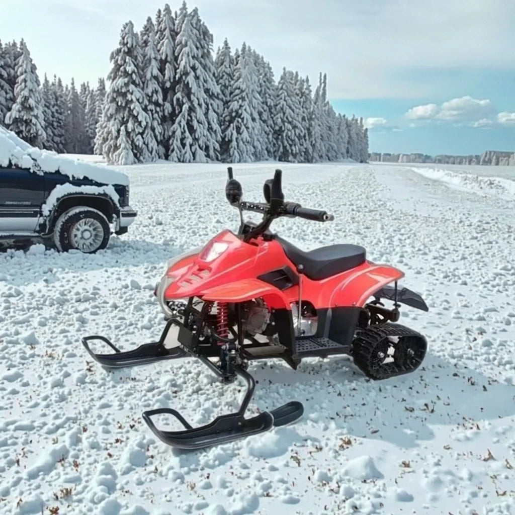 Sleigh Outdoor Snow Scooter Snowmobile 110cc High-power  Snowmobile in Winter