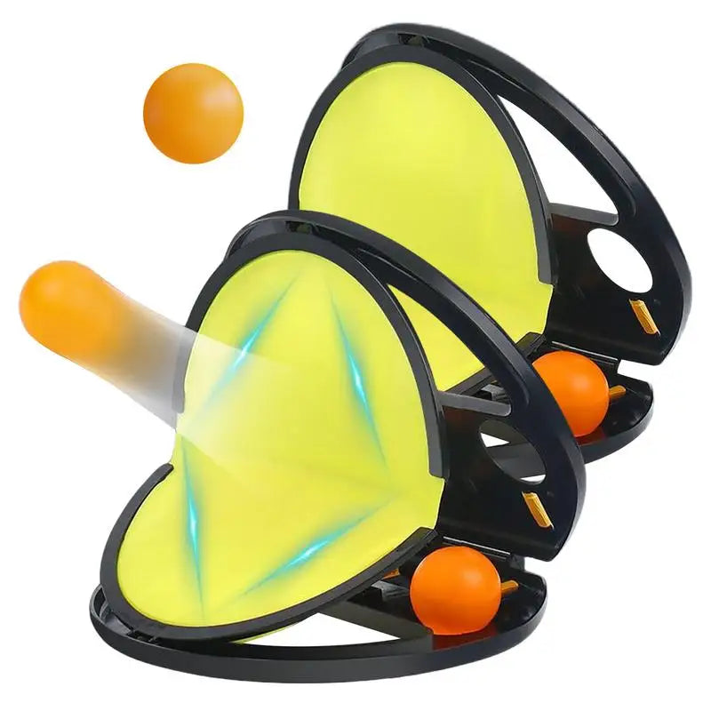 Paddle Ball Set Outdoor Throwing Catching Game Toys Toddler Activities 2 Players