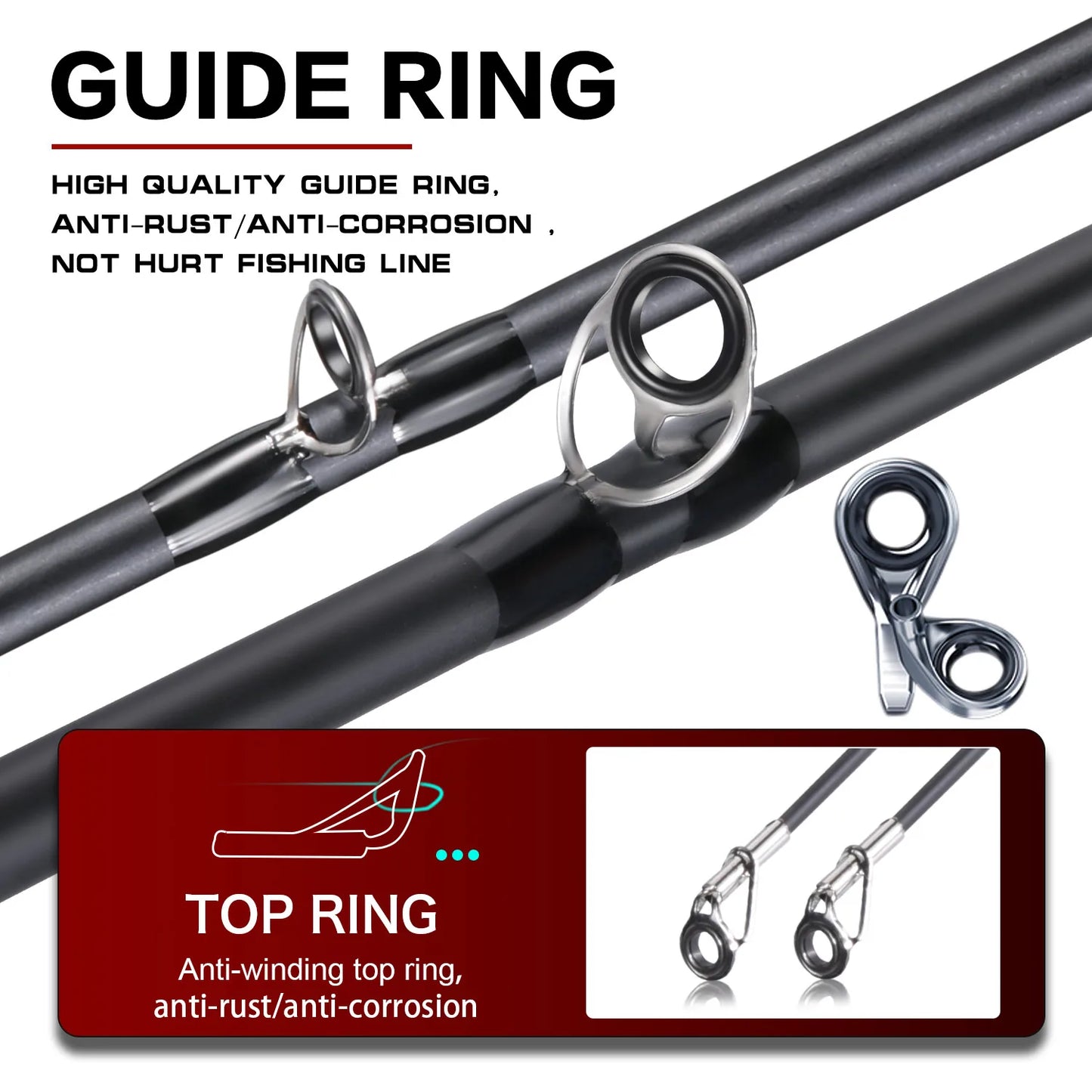 Sougayilang Fishing Rod Reel Combo L