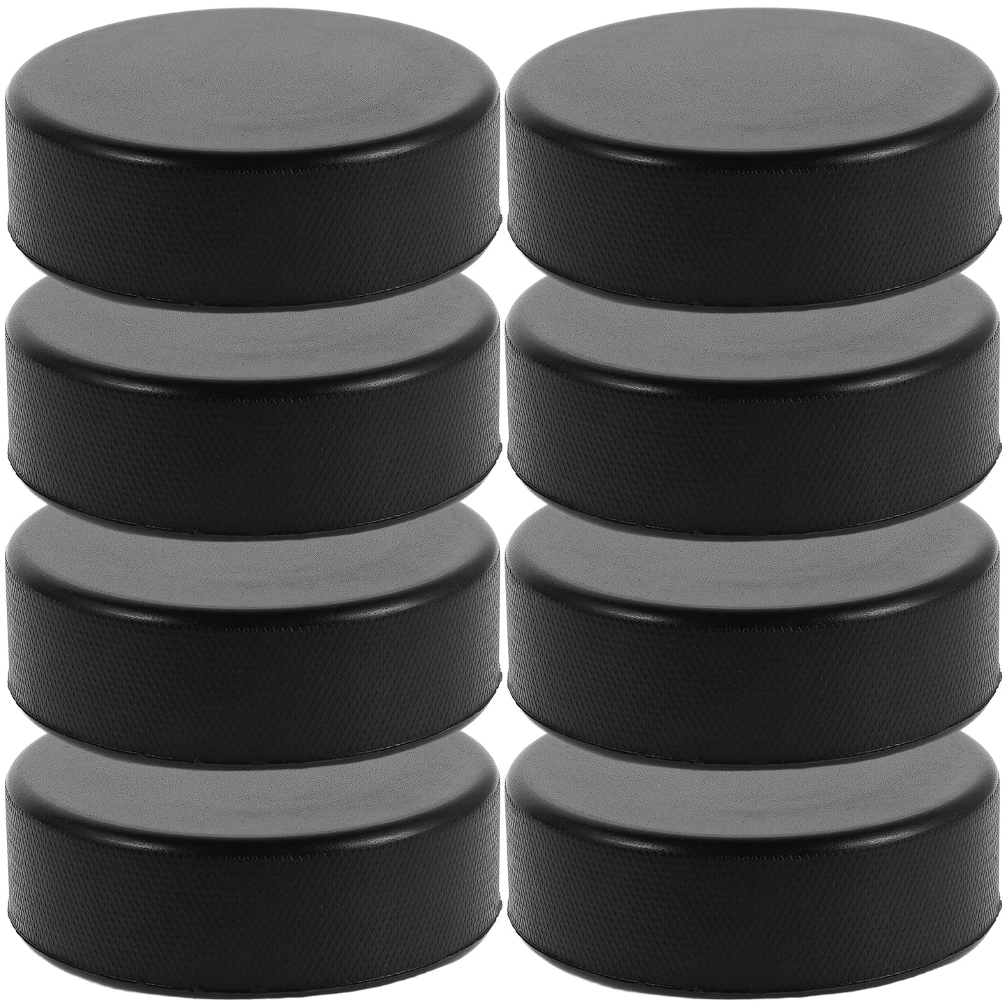 20pcs Ice Hockey Pucks Durable PU Lightweight Field Balls Black Set Kids Sport Equipment Training
