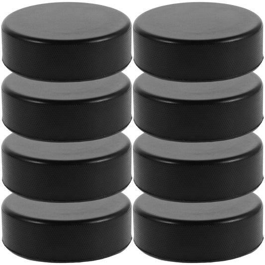 20pcs Ice Hockey Pucks Durable PU Lightweight Field Balls Black Set Kids Sport Equipment Training