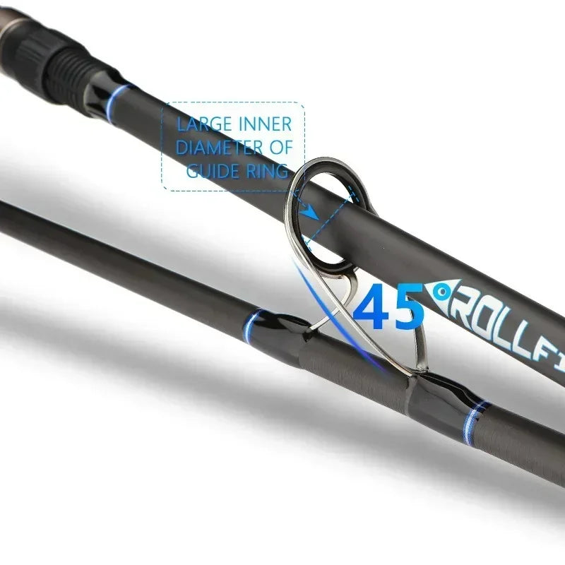 3.6M 3.9M 4.2M 4-6 Sections 10kg CARP 40-160g Long Lure Rod Surf Spinning Fishing Rod