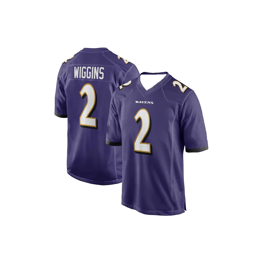 24-25 Adult Baltimore American Football Jersey  Sportswear Ravens Jackson 8 Number