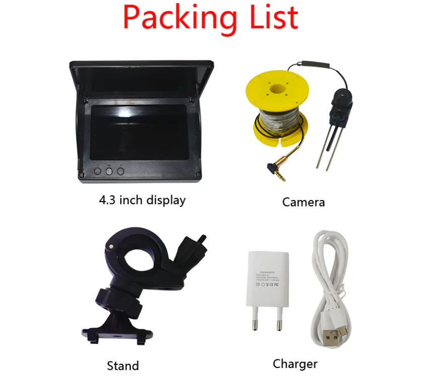 Underwater Ice Fishing Camera Video, Fish Finder,
