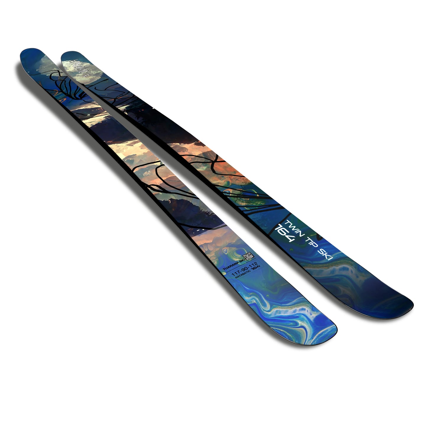 New Season Soft Light Durable Park All Mountain Rail Jib Freestyle Skis Twin Tip Alpine Ski