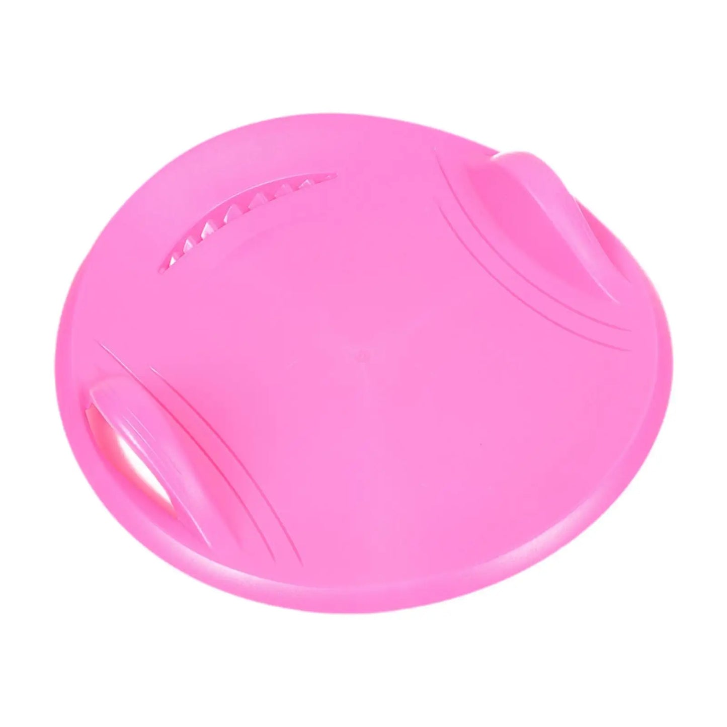 Round Snow Sled Toboggan Grass Sliding Sled Skiing Board Snow Luge Sledge for Boys Girls Kids