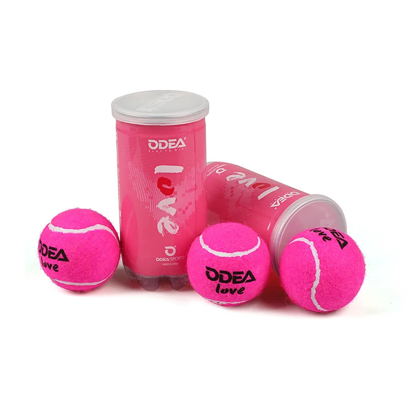ODEA Professional Tennis Pink Training Ball 2 ball/barrel Match Balls