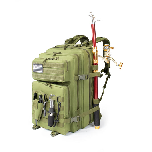 45L Fishing Hunting Bag Tactical Backpack Men's
