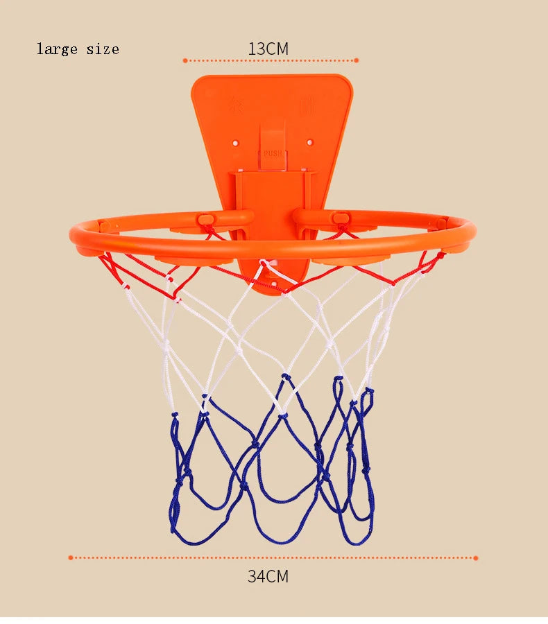 18/21/24CM Kids Bouncing Mute Basketball Squeezable Mute Bouncing Basketball