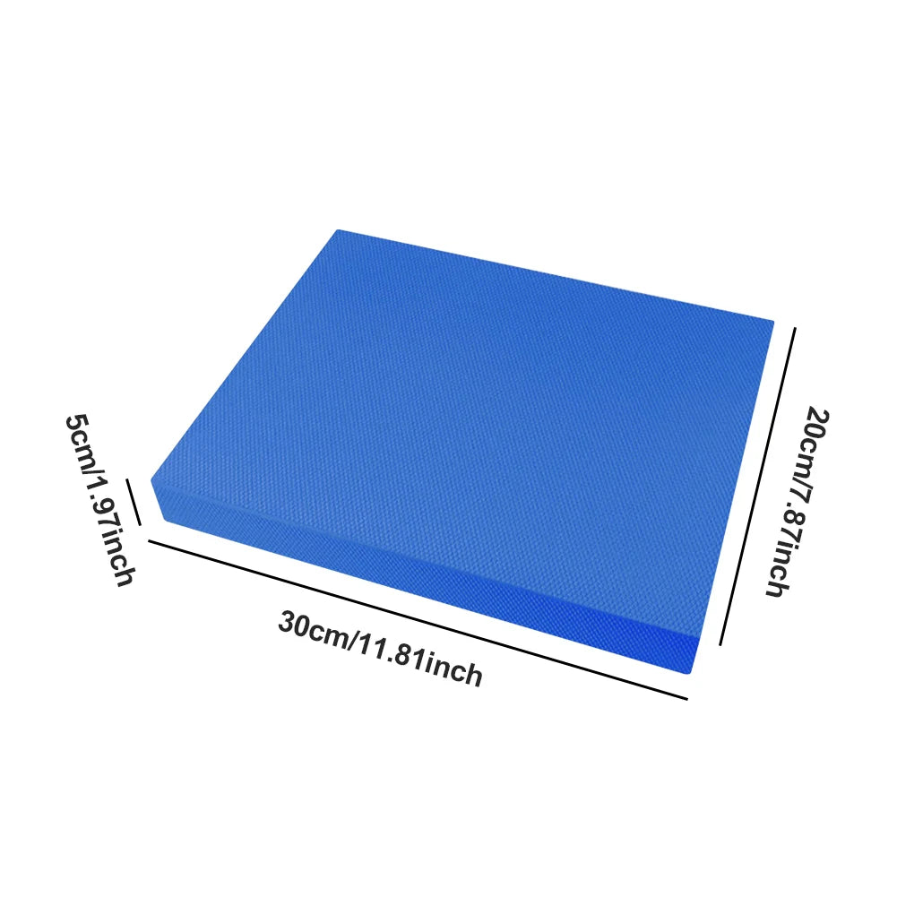 Yoga Balance Pad Anti Slip Exercise Balance Pad Fitness Balancing Pad Foam Cushion Mat for Stability Training