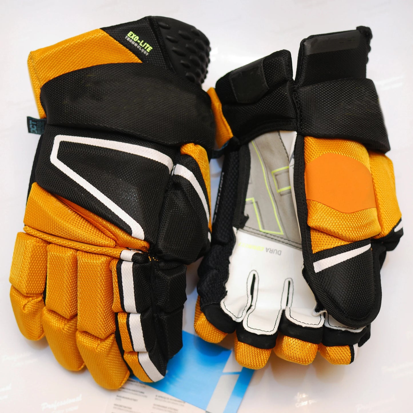 [14"]Hyperlight New Ice Hockey Gloves BAU Brand Professional 14-Inch Athlete Hockey Glove