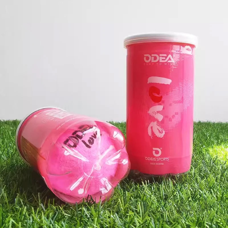 ODEA Professional Tennis Pink Training Ball 2 ball/barrel Match Balls