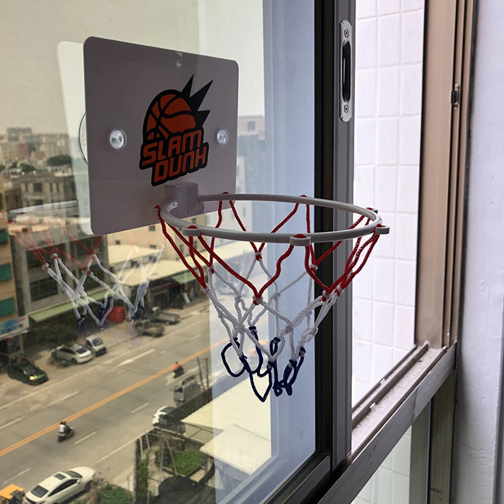 Suction Cup Basketball Hoop with 2 Balls Indoor Basketball Hoop