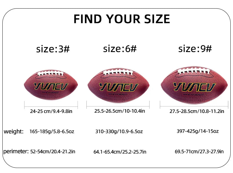 1pc Standard American Football For Outdoor Training And Recreational Play
