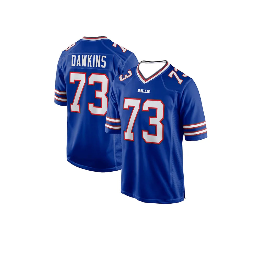 24-25 Adult Buffalo American Football Jerse Sportswear T-shirt Bills Allen 17 Number