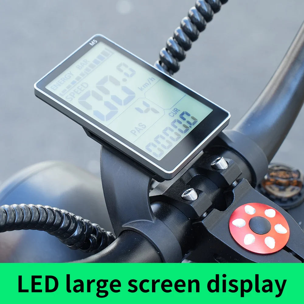AK2 Electric Bicycle Motorcycle 750W Motor 75Miles Snow Electric Bike