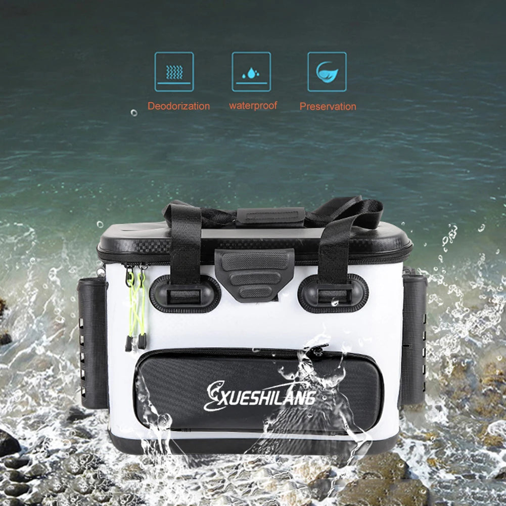 EVA Multifunction Fishing Bag Rod Bait Reel Portable Fish Storage Bag
