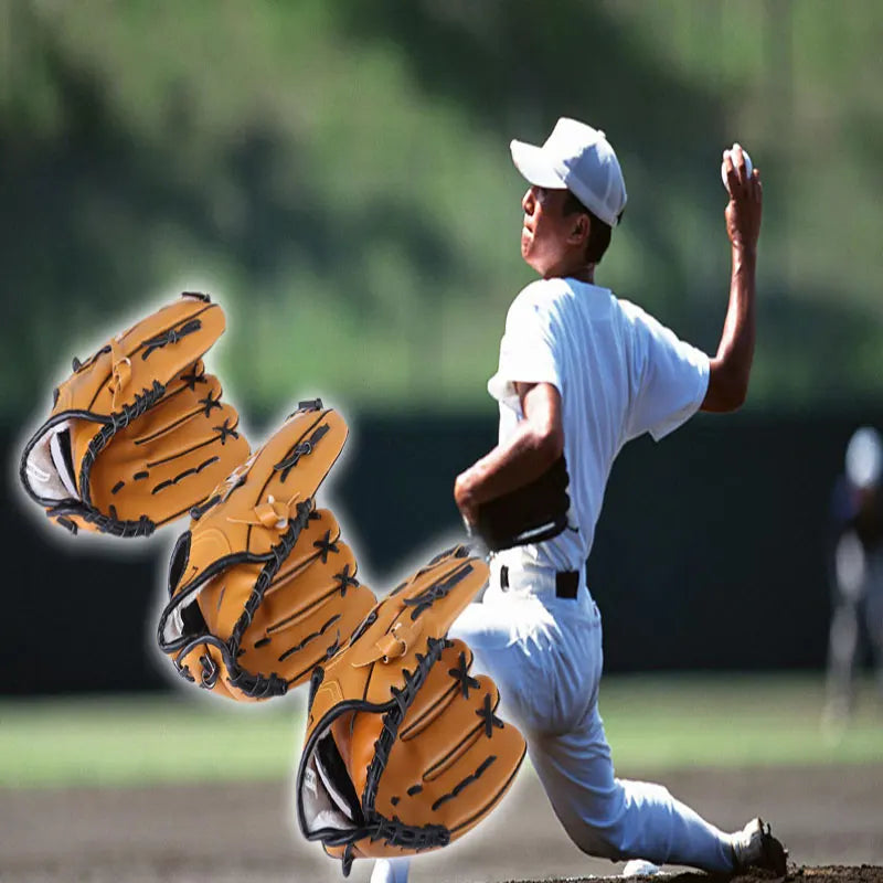 Outdoor Sports Two Colors Baseball Glove Softball Practice Equipment