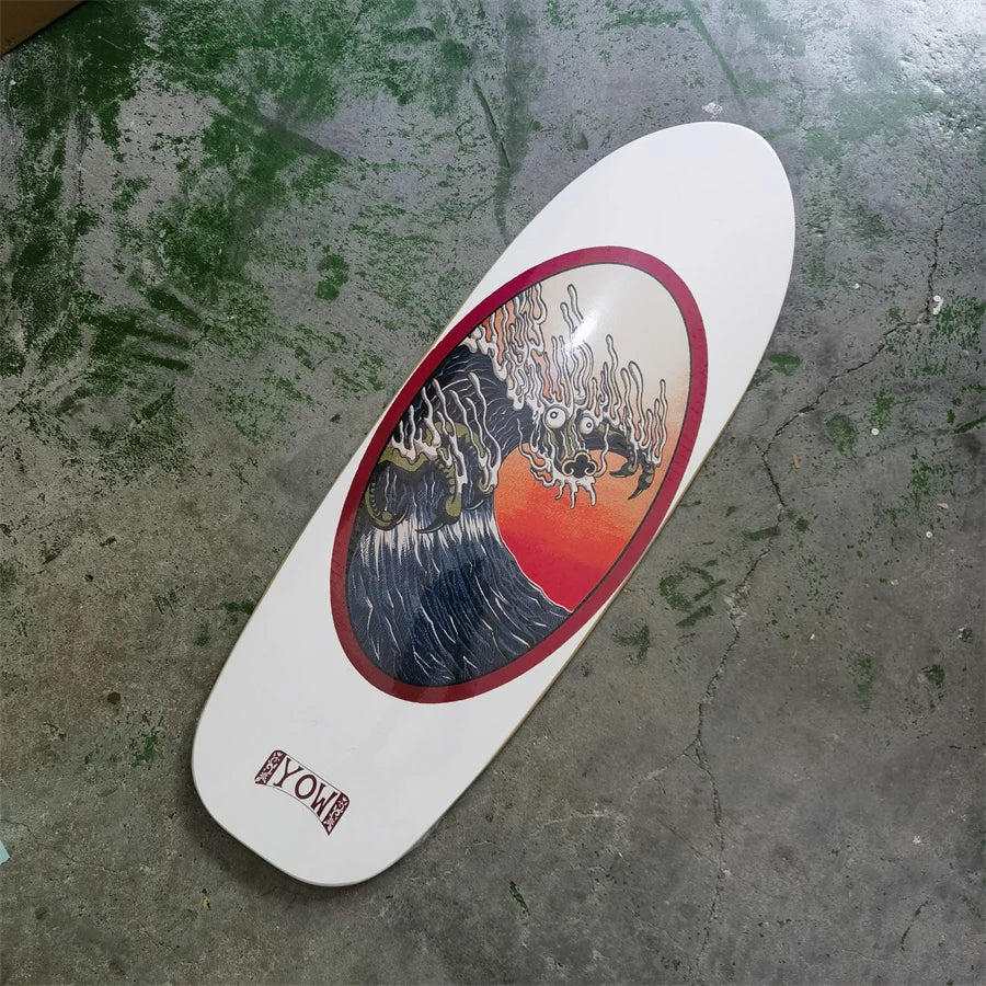YOW land surf skateboard longboards whole kits good quality spring system branded with trucks wheels