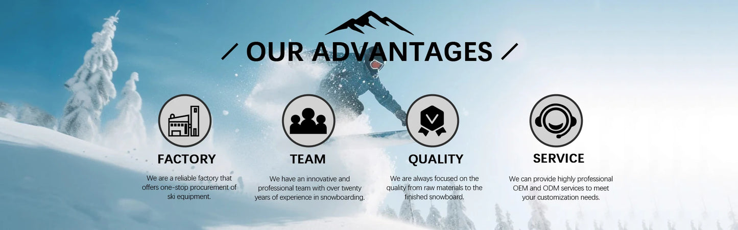 Professional OEM ODM Custom Snowboard Factory Supply Snowboards & Skis Camber Snow Board for Kids