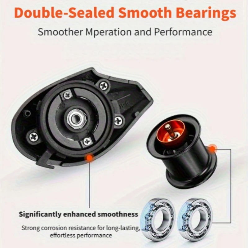 ThunderHawk Baitcasting Reel 7.0:1 Gear Ratio 4.5kg Max Drag Saltwater