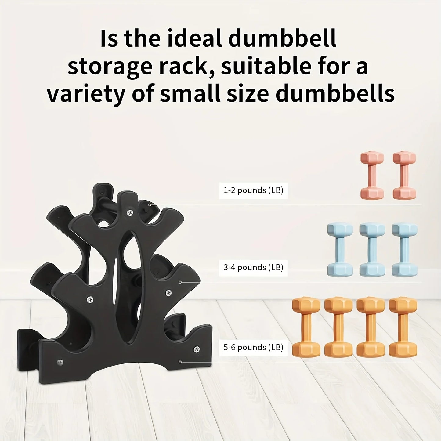 Sleek Strong 3pcs Dumbbell Set for Women Lift, Tone, Transform 2lbs, 3lbs, 5lbs