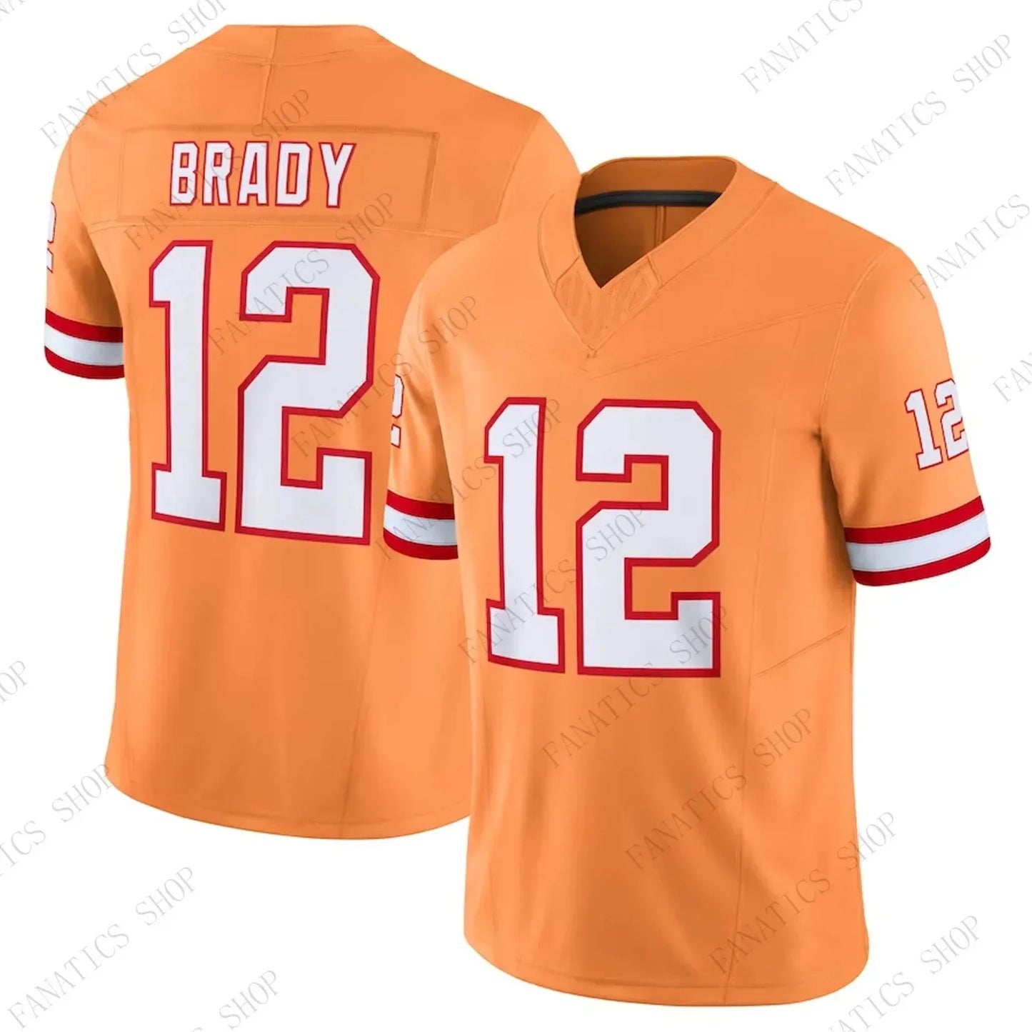 2024 Newest Summer Tom Brady Buccaneers Vapor F.U.S.E. Limited Rugby Jersey #12