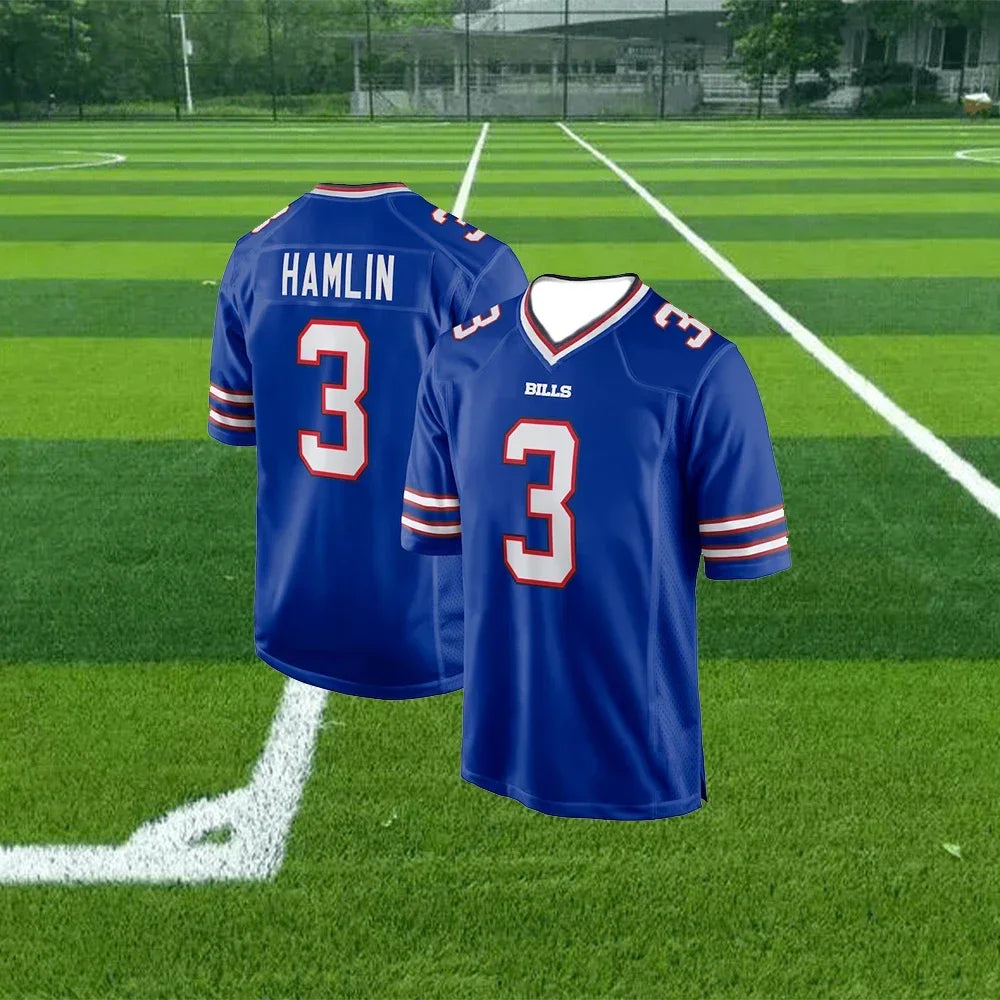 Buffalo American Football Jersey Sportswear Training Team Jerseys Bill Allen No.10 3D