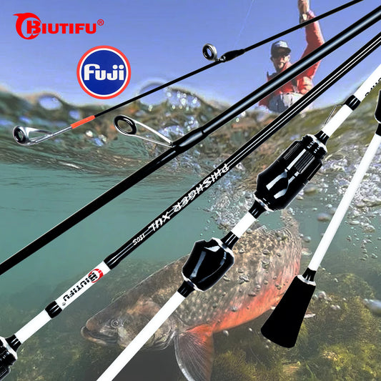BIUTIFU XUL Ultralight Spinning Casting Fishing Rods