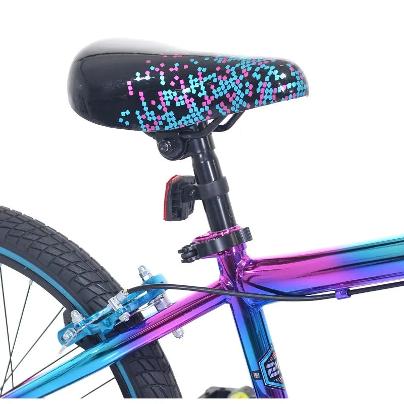 20" Kent Illusion BMX Bicycle, Fits Riders 4'2"-5', Blue/Purple, Child, Unisex