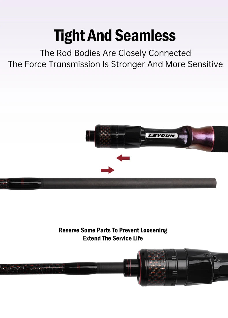LEYDUN Franky Red Sea Bream Tyraba Fishing Rods 2.11m Super Light Full Solid Tip seawater Casting Rod ]