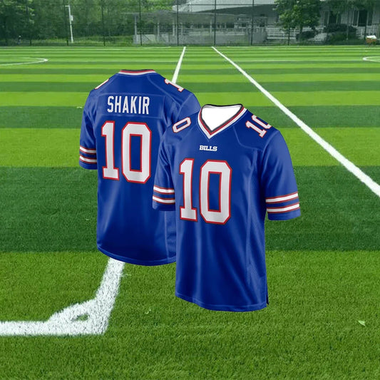 Buffalo American Football Jersey Sportswear Training Team Jerseys Bill Allen No.10 3D