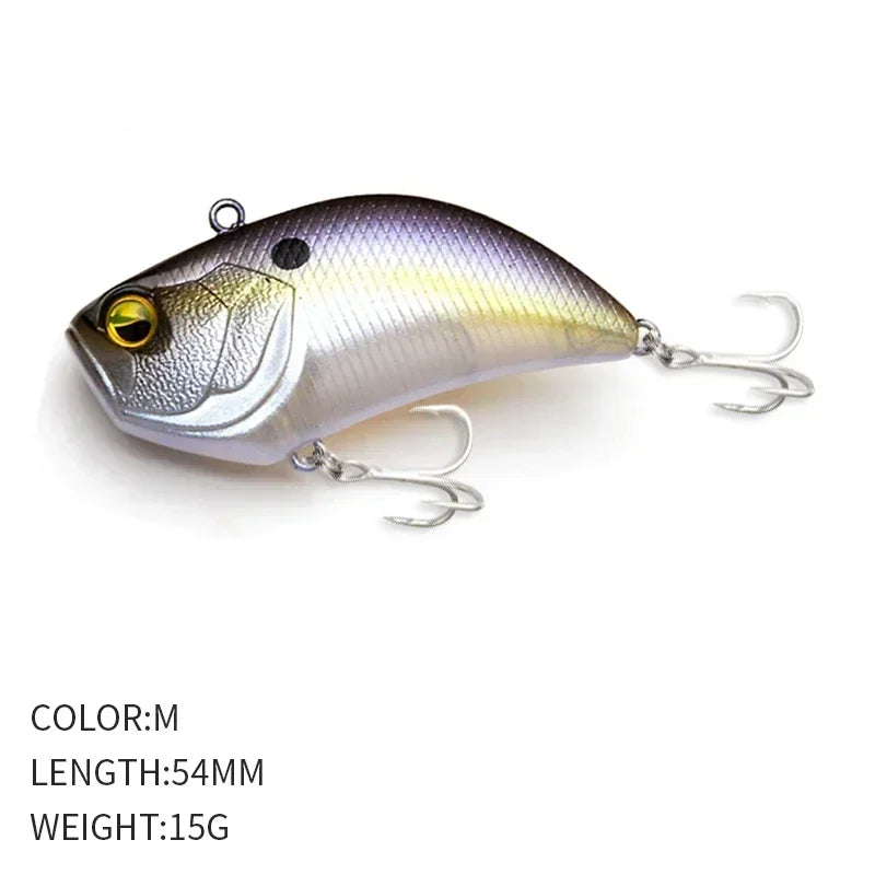 1PCS Winter Vibrating VIB Road Runner 54MM/15G Full Swimming Long Casting Warbler Road Runne