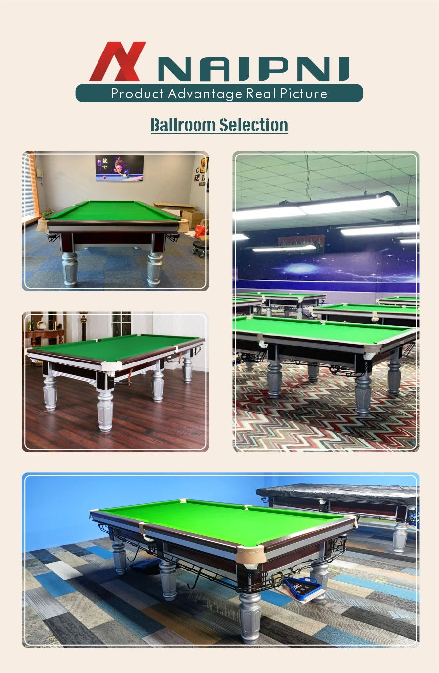 9ft Billiard Pool Table Snooker Slates Table