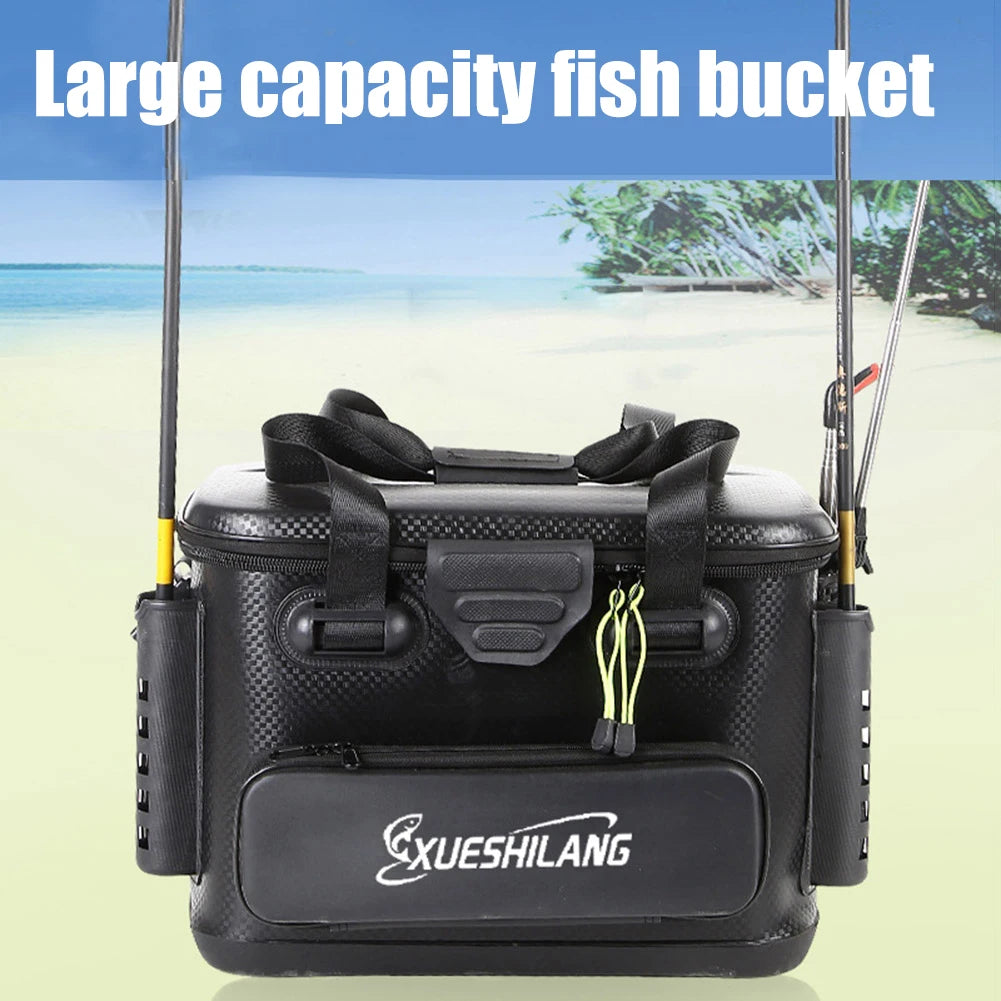 EVA Multifunction Fishing Bag Rod Bait Reel Portable Fish Storage Bag