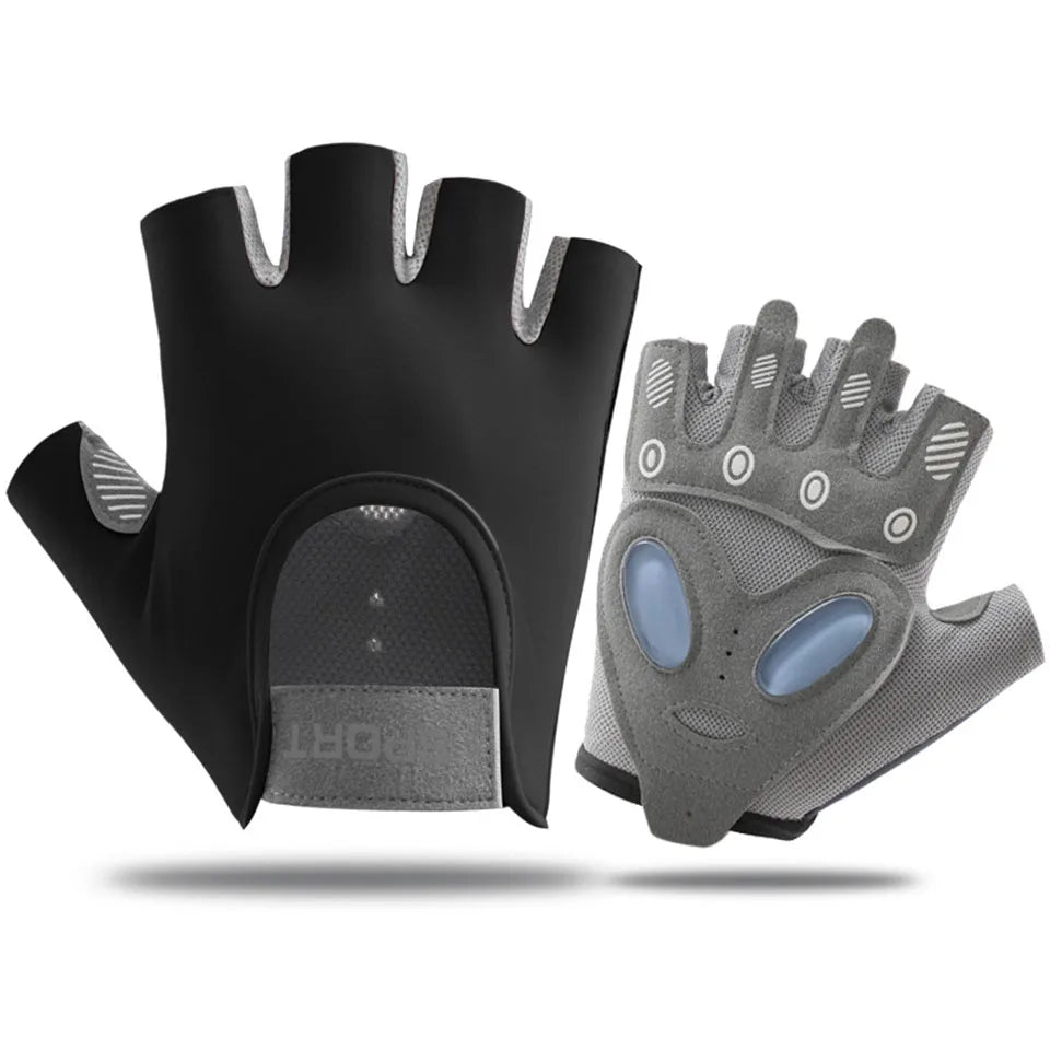 1 Pair Gym Body Building Training Fitness Gloves Sports Weight Lifting Exercise Slip-Resistant Gloves for Yoga Gloves