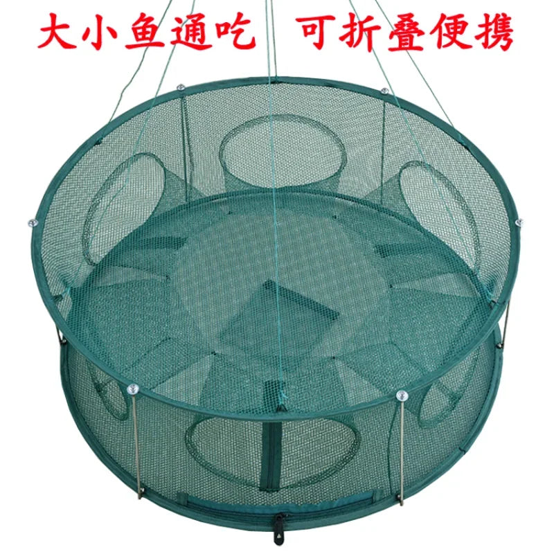 Shrimp cage fishing net lobster crab eel loach catch folding net fishing gear fishing net