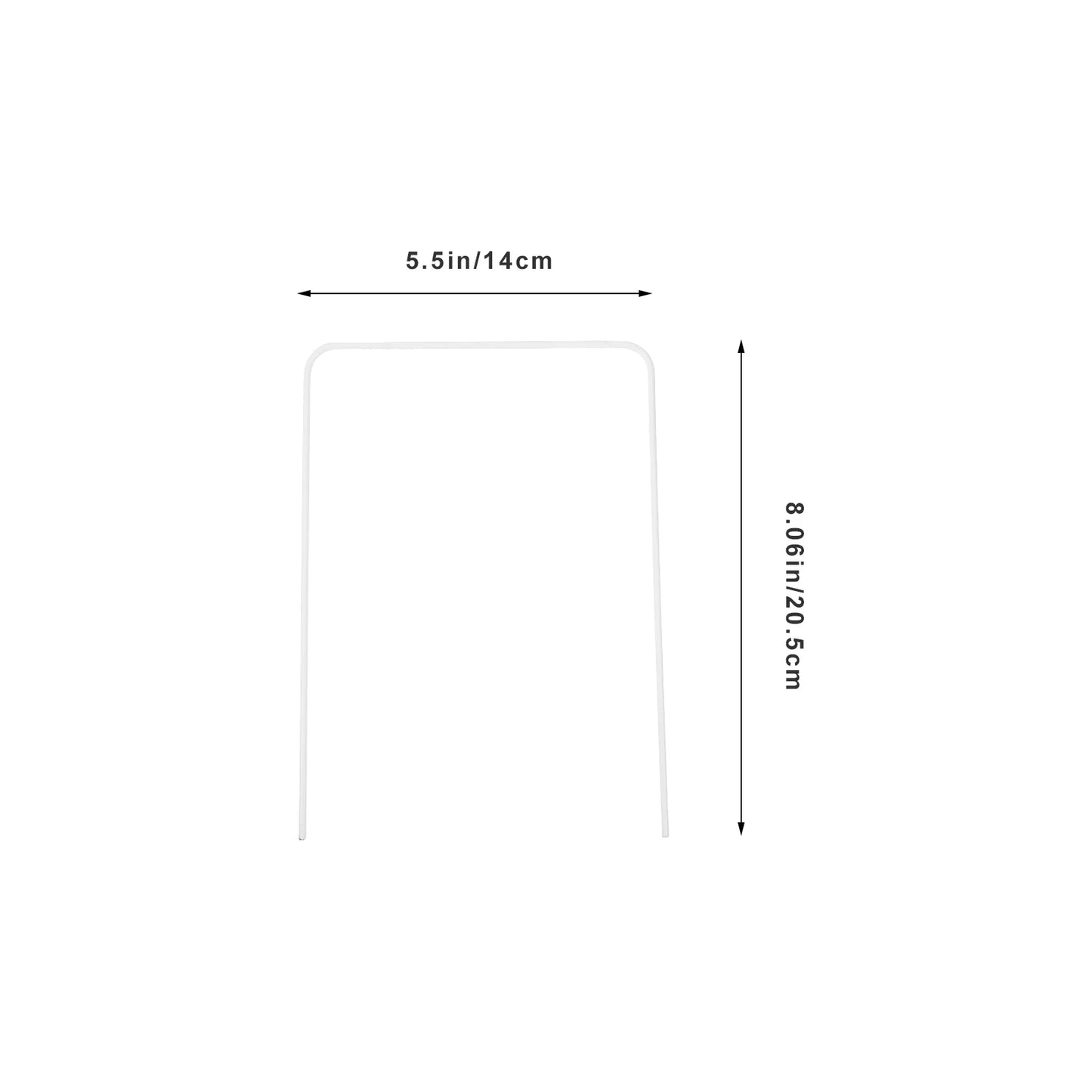 9Pcs Croquet Wickets 8X5.5 Inch Square Arrow Wickets  Croquet Game