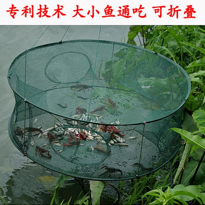 Shrimp cage fishing net lobster crab eel loach catch folding net fishing gear fishing net