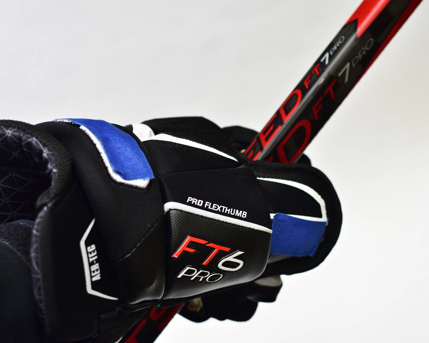 [1-pairs][FT6]New Ice Hockey Gloves BAU Brand FT6 14" Professional Athlete Hockey Glove