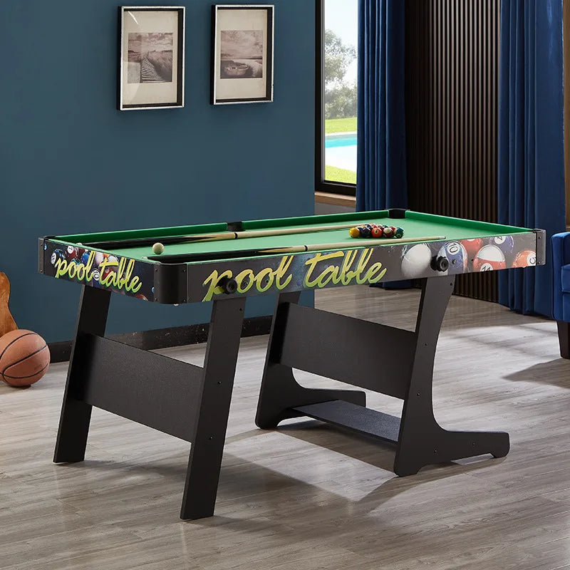 Children's Folding Wooden Pool Table Home Use Large Small