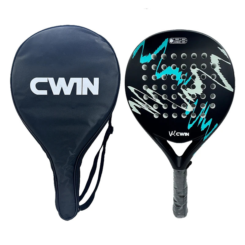 Camewin Paddle Racket Adult Prefessional Carbon Fiber Soft EVA Face Tennis Paddle