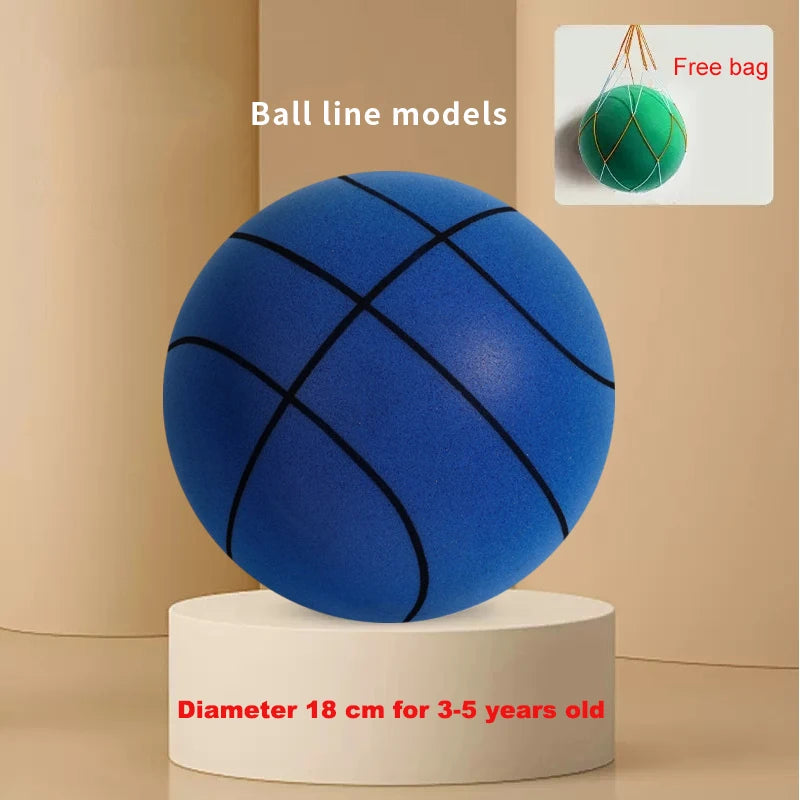 New Bouncing Mute Ball Size 3/5/7 Indoor Silent Basketball No Noise Soft High Density Foam