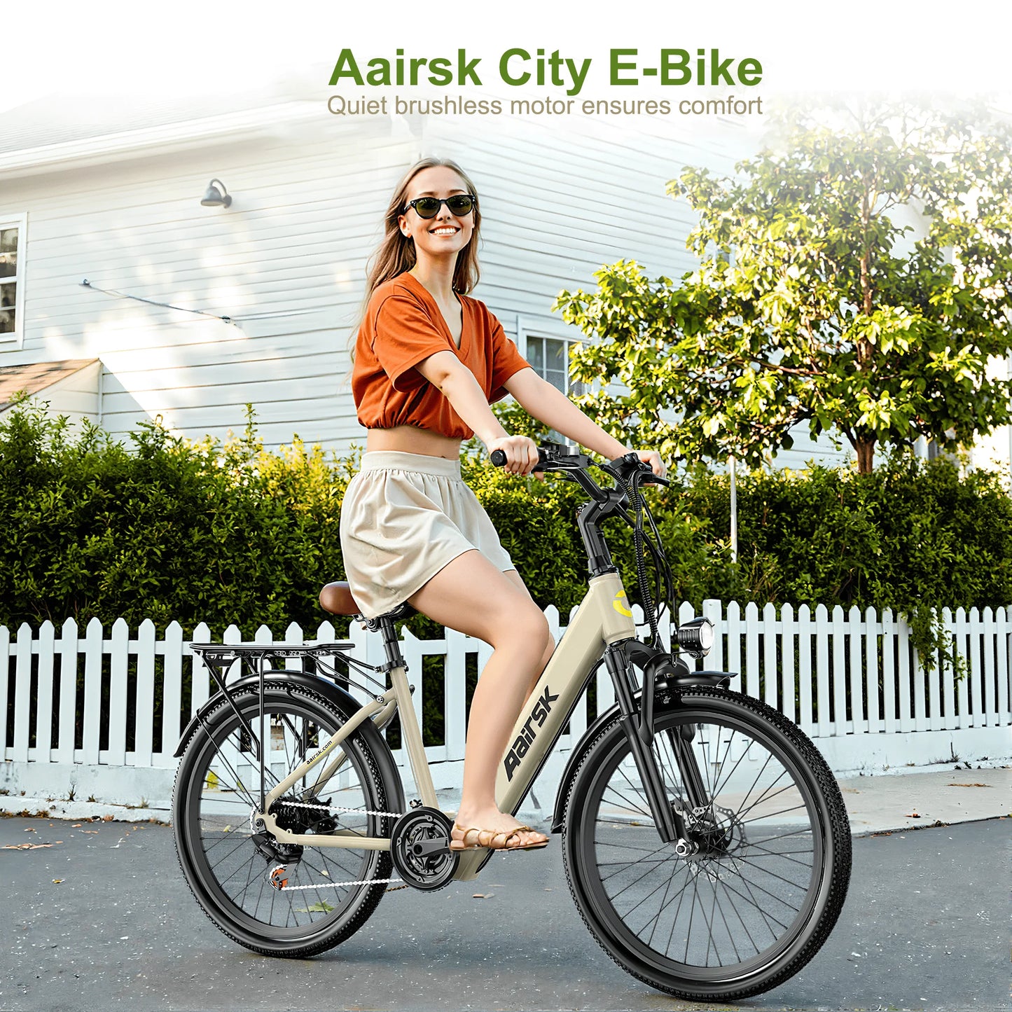 Electric Bike Adults 40Miles 23MPH Commuting Electric Mountain Bike
