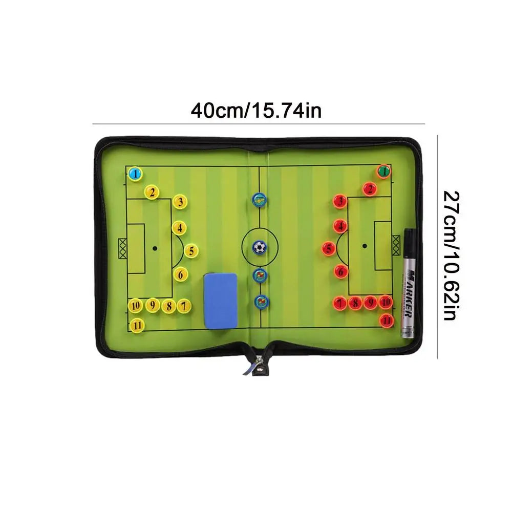Magnetic Soccer Coaches Strategy Clipboard Waterproof  Training Board