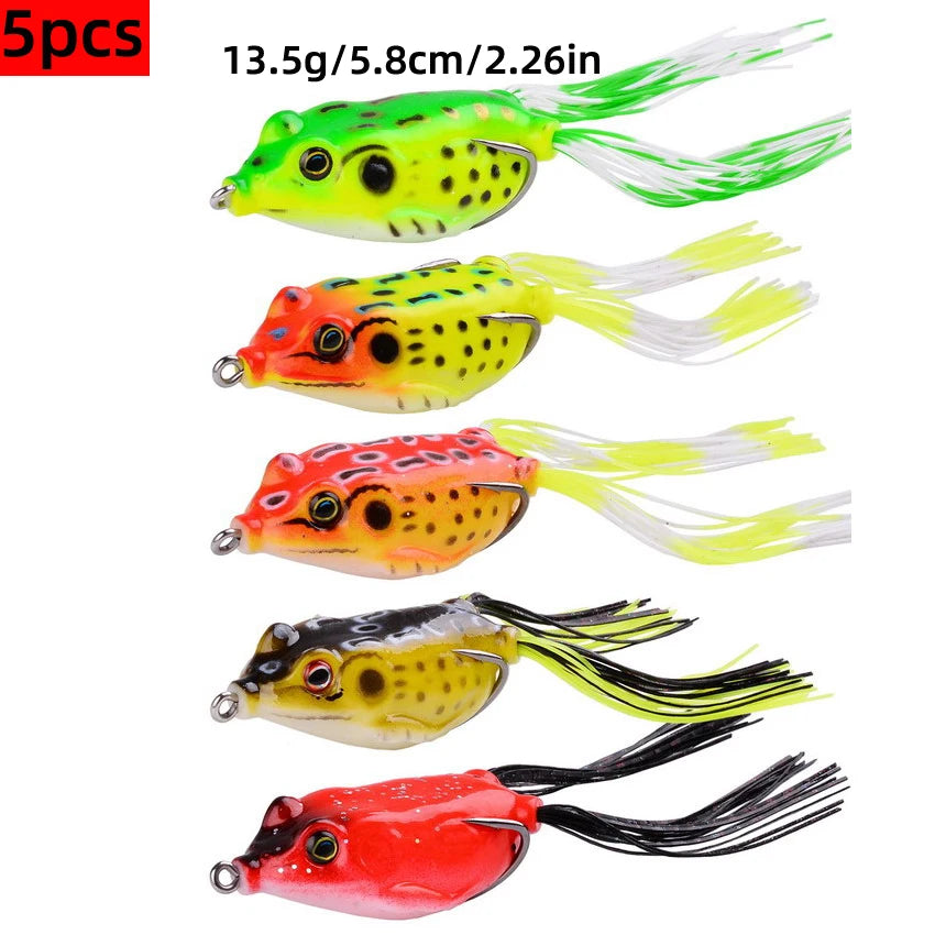 Fishing Lure Kit Soft and Hard Bait Set Gear Layer Frog Minnow Metal Jig Spoon Bait